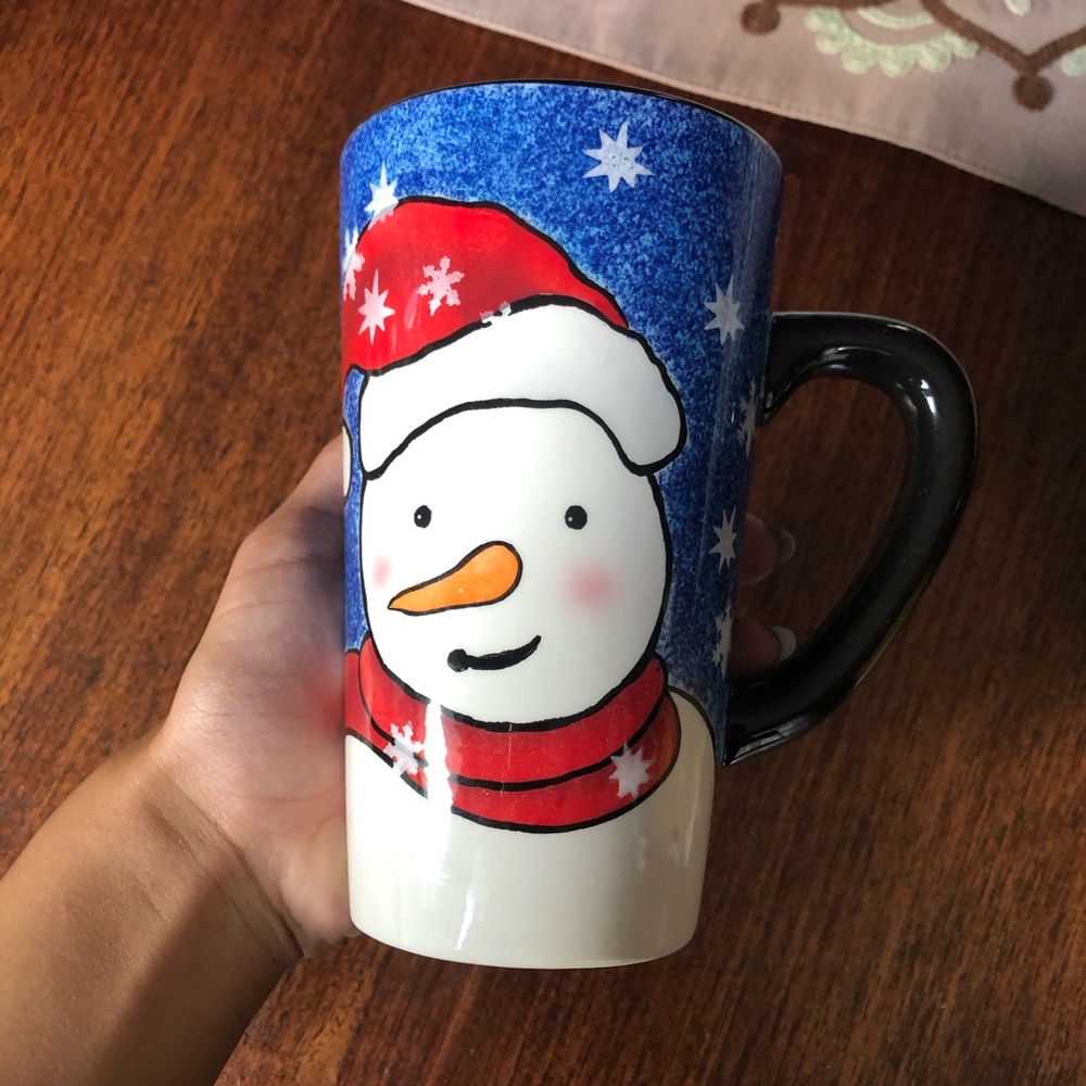 Vintage Christmas Snowmen mug set - Picture 3 of 8